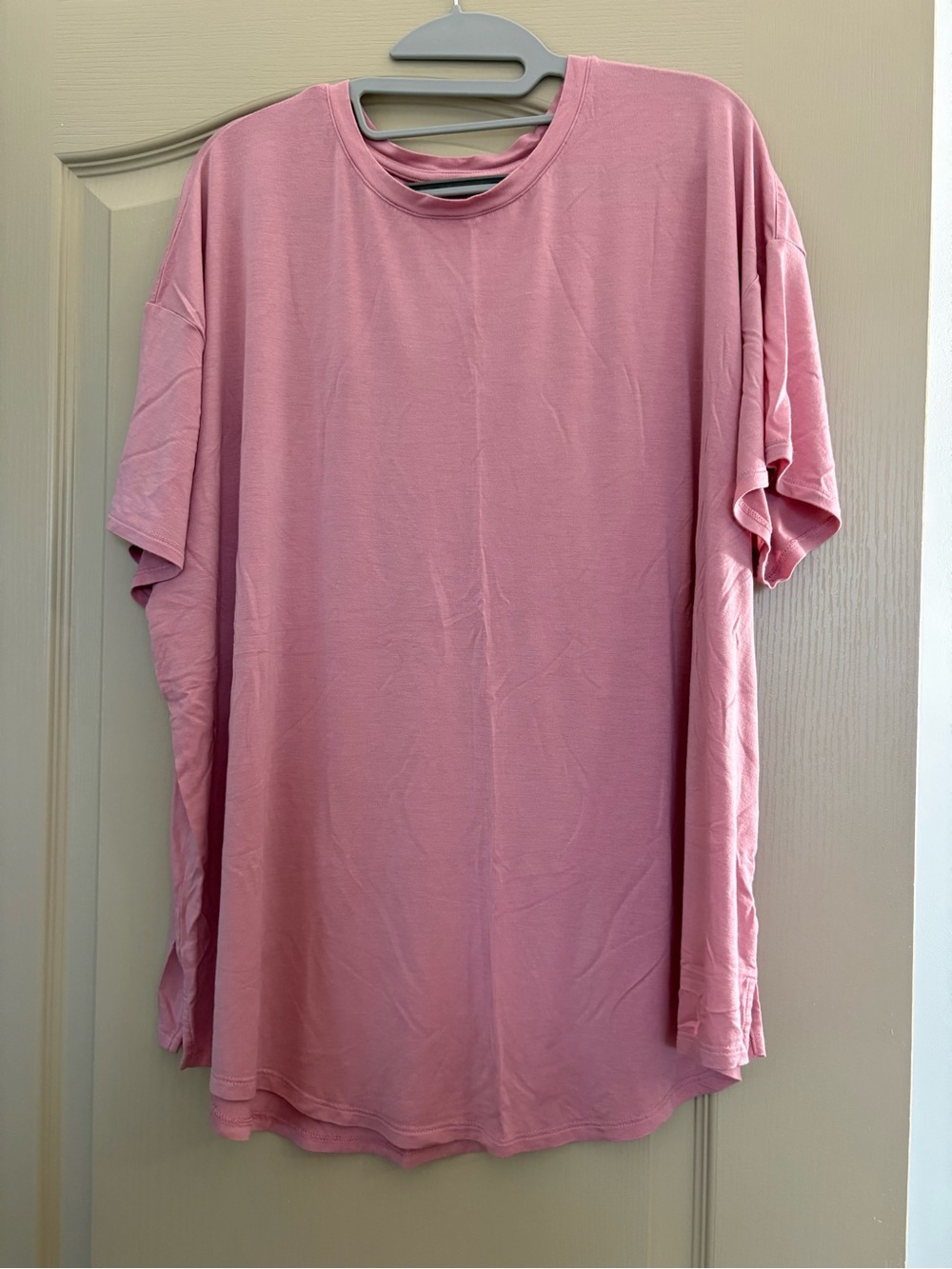 Time and Tru Dusty Pink Short Sleeve Tee